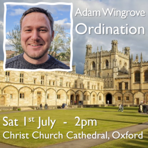 Adam Wingrove Ordination