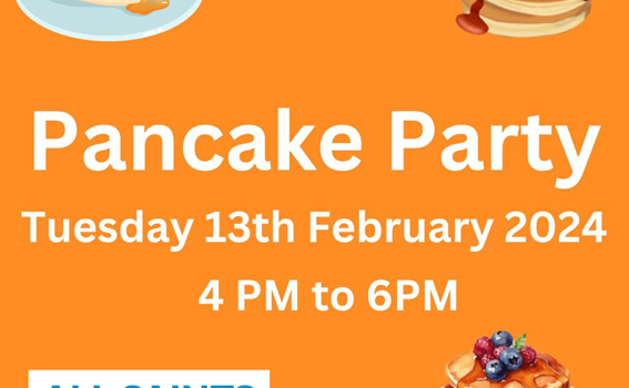 Pancake Party, fun and games