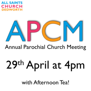 APCM - The Annual Parochial Church Meeting 2024