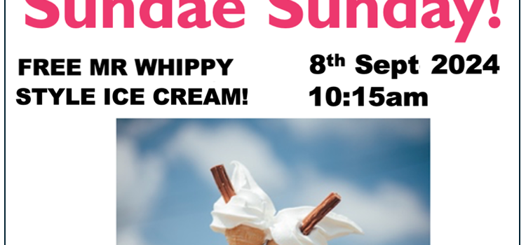 Ice Cream Sunday Sundae!